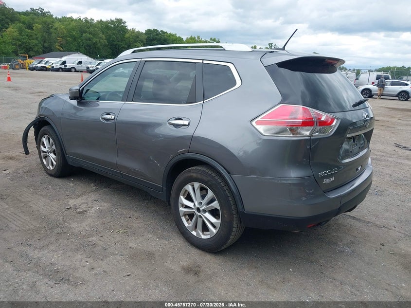 Vin: knmat2mv9fp505046, lot: 46256091, nissan rogue sv 20153