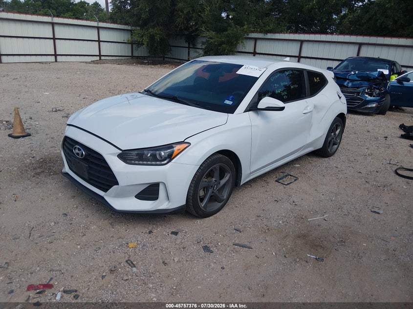 Vin: kmhtg6af0lu026556, lot: 46256098, hyundai veloster 2.0 20202