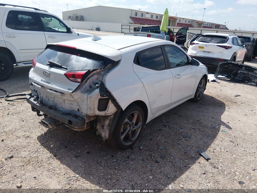 Vin: kmhtg6af0lu026556, lot: 46256098, hyundai veloster 2.0 20204