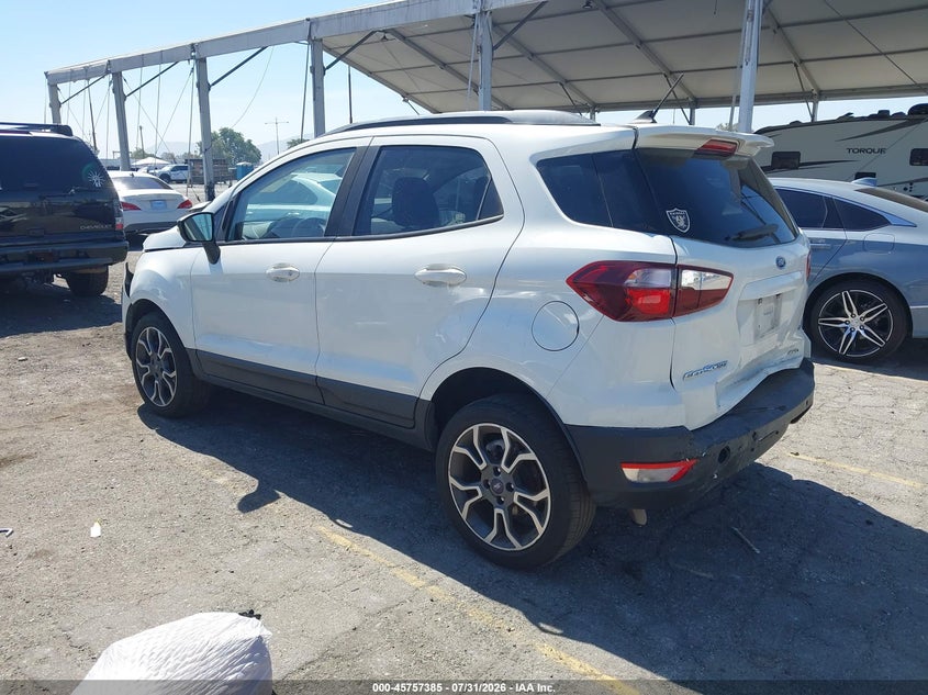 Vin: maj6s3jl4kc255031, lot: 46256107, ford ecosport ses 20193