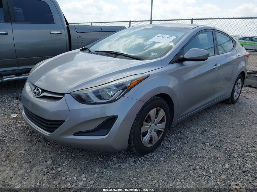Vin: 5npdh4ae3gh664141, lot: 46256117, hyundai elantra se 20162