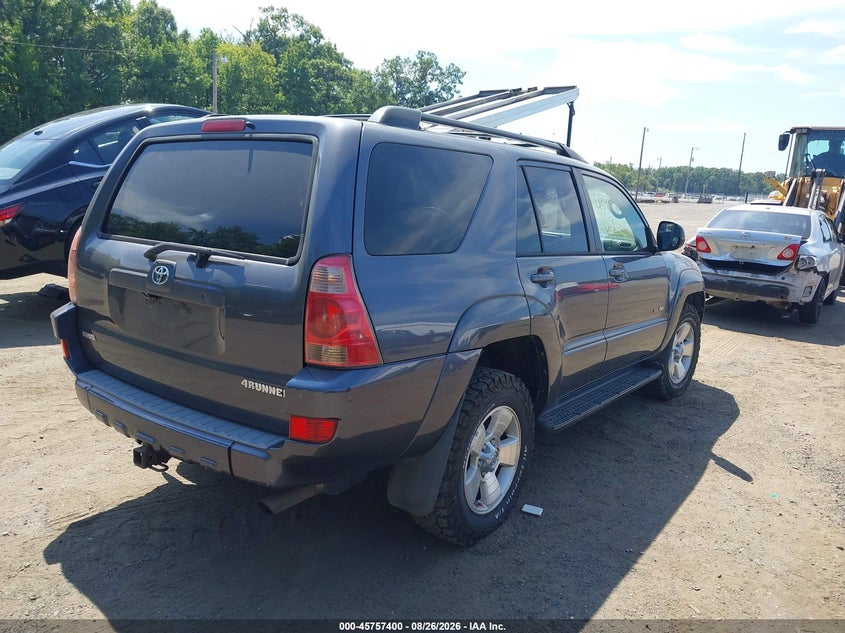 2005 TOYOTA 4RUNNER SPORT UTILITY VEHICLE 4.0L V-6 DOHC, VVT, 245HP