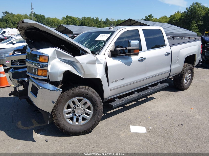 Vin: 1gc1ktey0kf268237, lot: 46256128, chevrolet silverado 2500hd ltz 20192