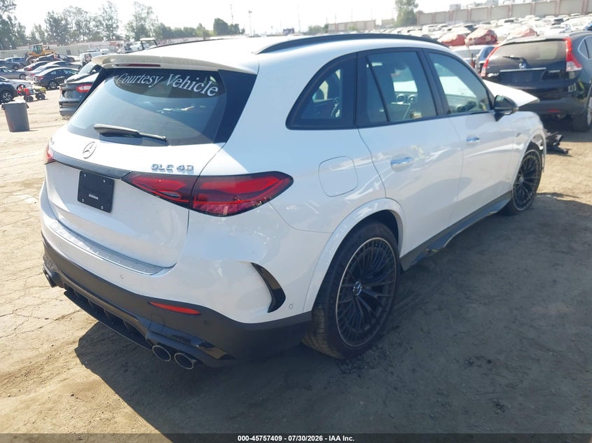 Vin: w1nkm8hb0tf495201, lot: 46256131, mercedes-benz amg glc 43 4matic 20264
