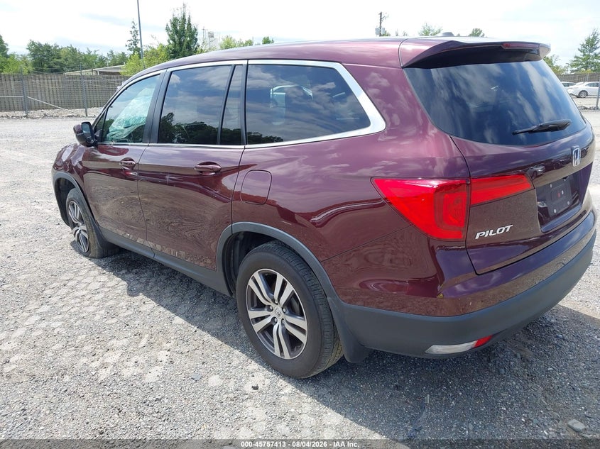 Vin: 5fnyf6h54hb085572, lot: 46256135, honda pilot ex-l 20173