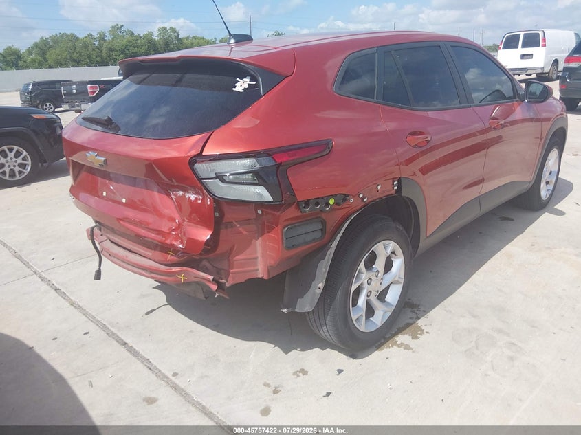 Vin: kl77lfe22rc032864, lot: 46256143, chevrolet trax fwd sp 20244