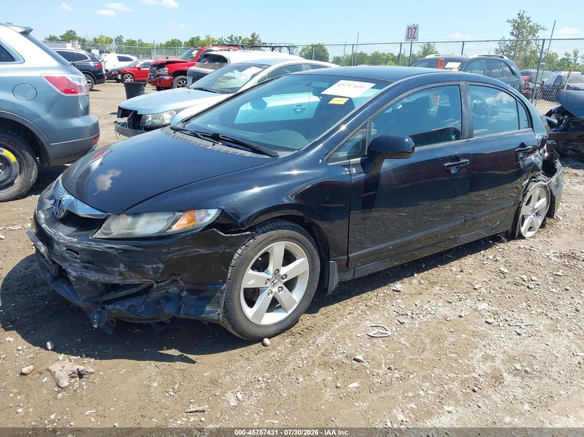 Vin: 19xfa1f68ae080276, lot: 46256153, honda civic lx-s 20102