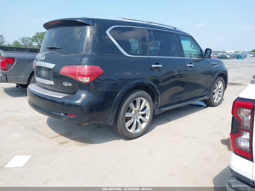 Vin: jn8az2ne4b9006641, lot: 46256185, infiniti qx56 20114