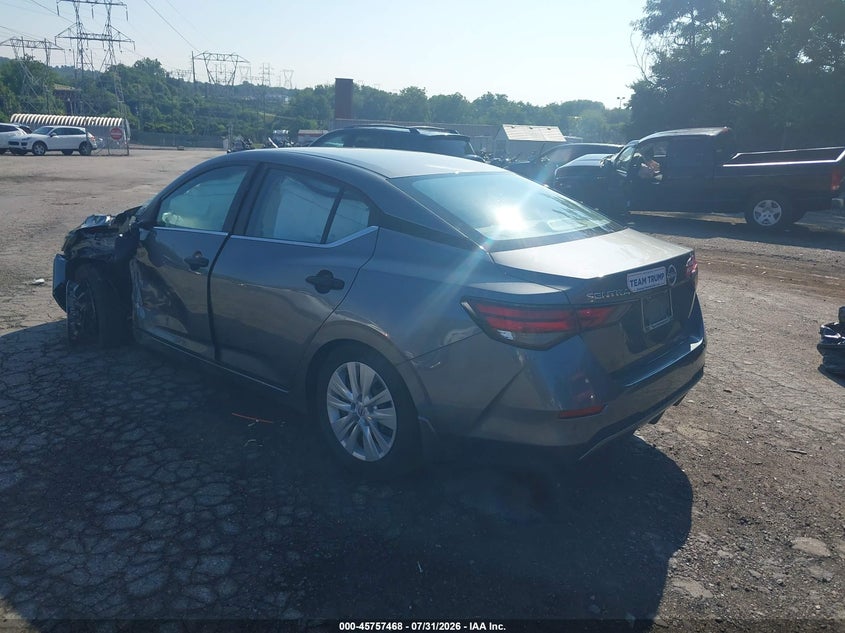Vin: 3n1ab8bv2ry233325, lot: 46256190, nissan sentra s xtronic cvt 20243