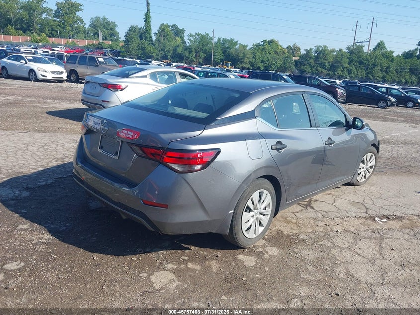 Vin: 3n1ab8bv2ry233325, lot: 46256190, nissan sentra s xtronic cvt 20244