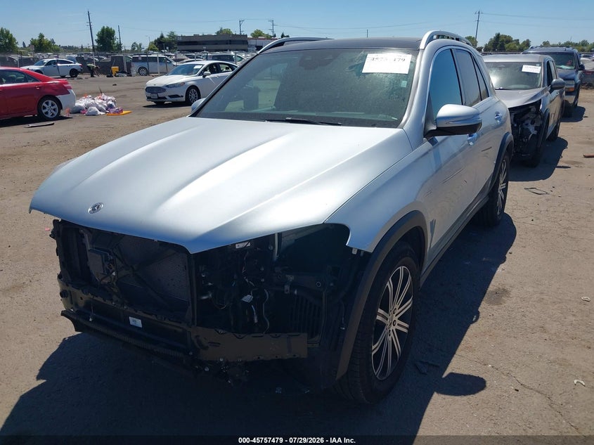 2026 Mercedes-Benz Gle 350, Front End, IAAI, VIN 4JGFB4FB5TB586624 — photo 2
