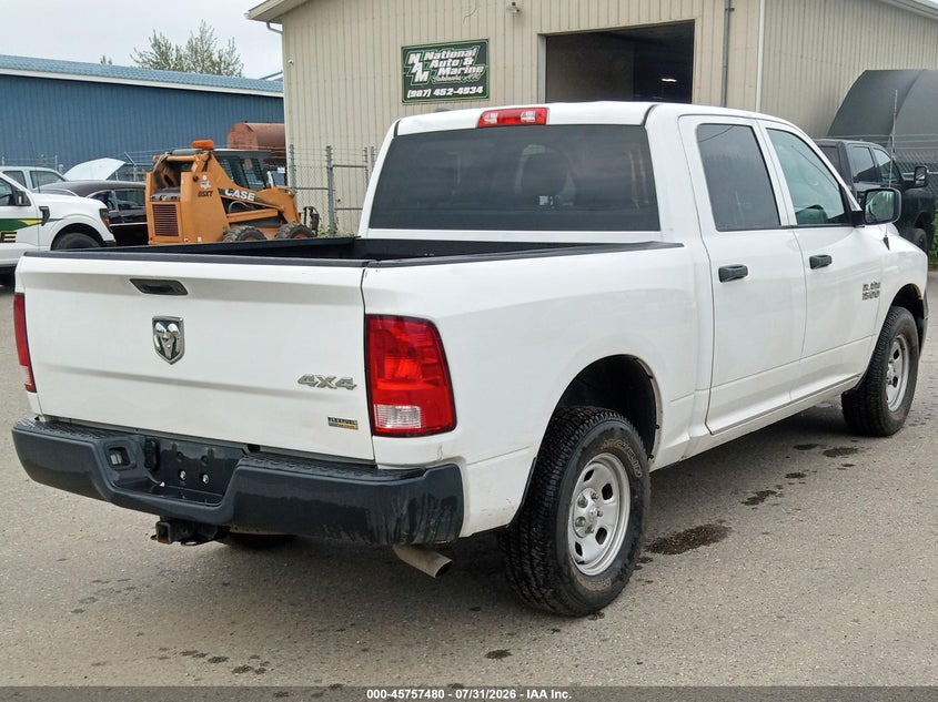 Vin: 1c6rr7kg7js294204, lot: 46256202, ram 1500 tradesman  4x4 5'7 box 20184