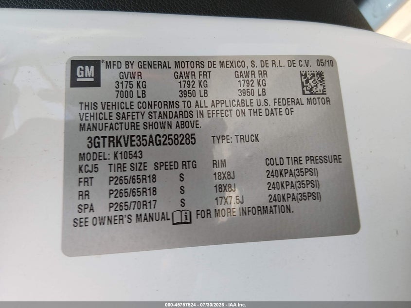 2010 GMC SIERRA 1500 SLE · Фото 9