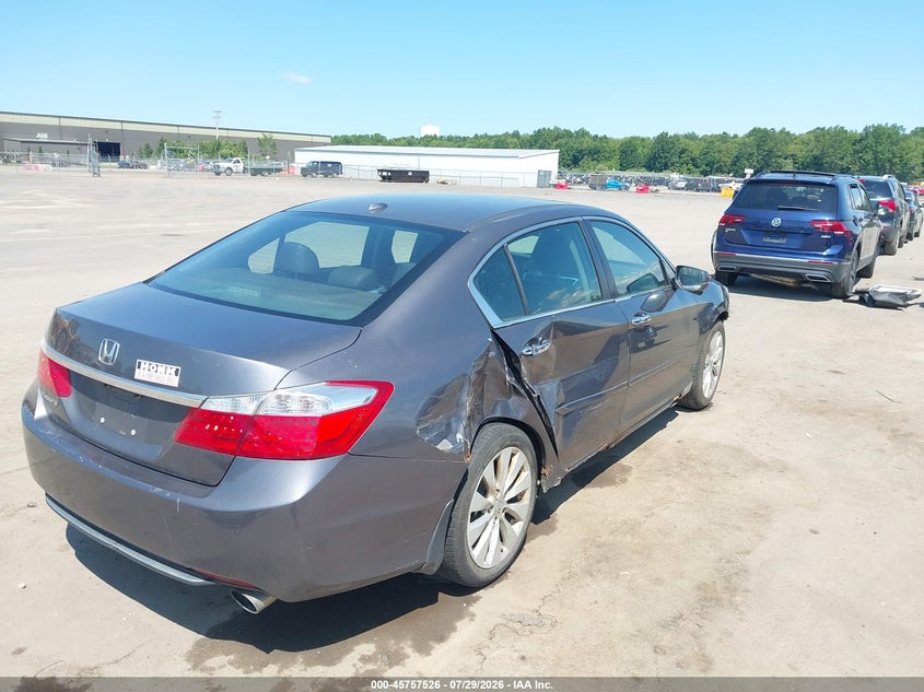 Vin: 1hgcr2f81da016494, lot: 46256247, honda accord ex-l 20134