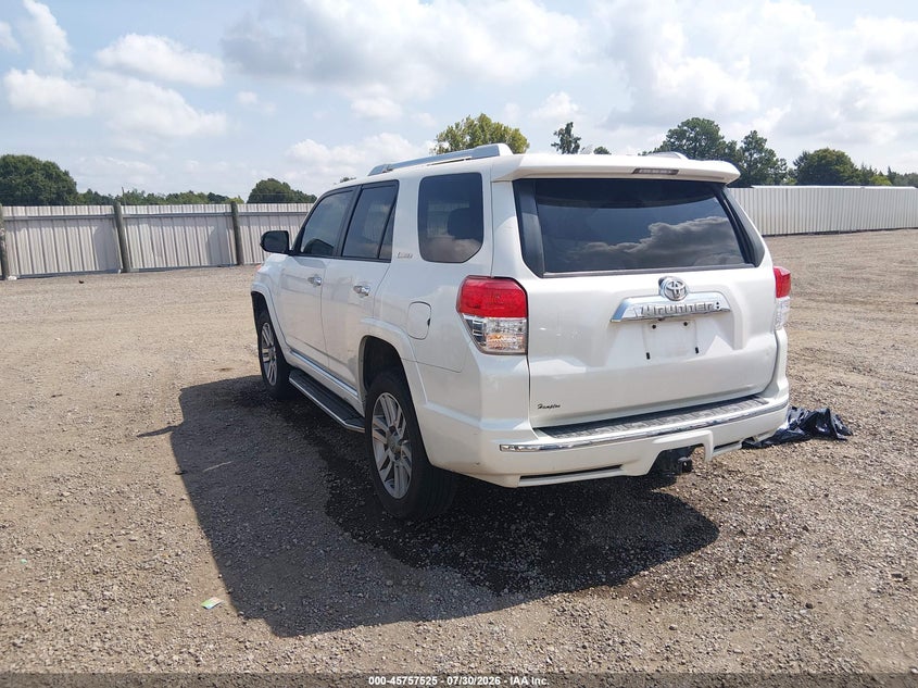 Vin: jtezu5jr2d5054944, lot: 46256248, toyota 4runner limited 20133