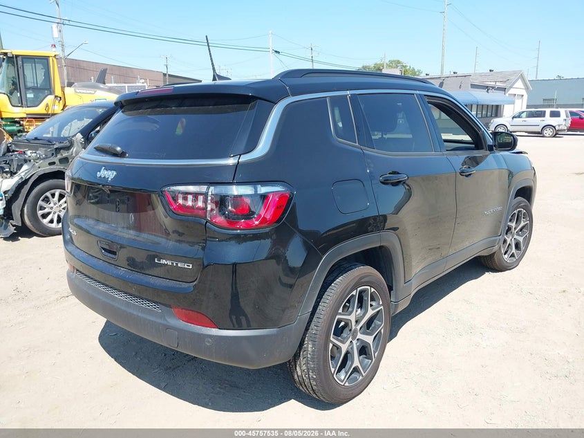 Vin: 3c4njdcn6st586114, lot: 46256257, jeep compass limited 4x4 20254