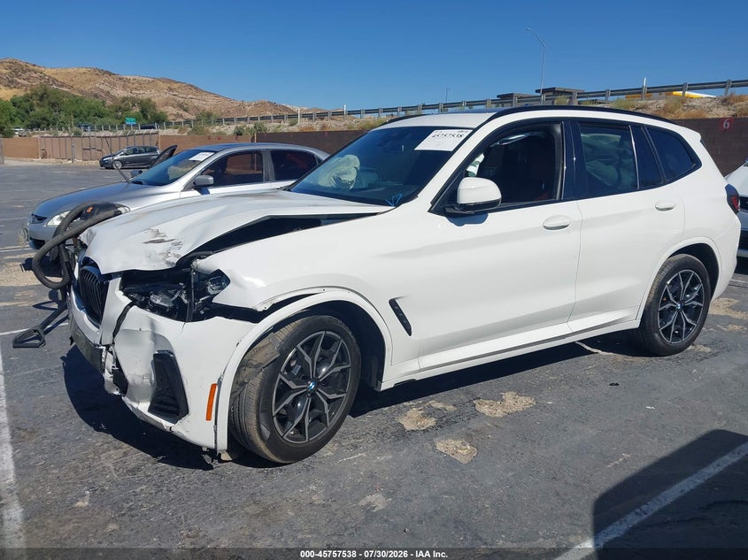 Vin: 5ux43dp00p9p52498, lot: 46256260, bmw x3 sdrive30i 20232