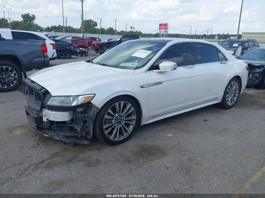 Vin: 1ln6l9np2h5620077, lot: 46256272, lincoln continental reserve 20172