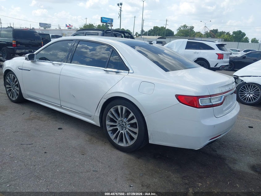Vin: 1ln6l9np2h5620077, lot: 46256272, lincoln continental reserve 20173