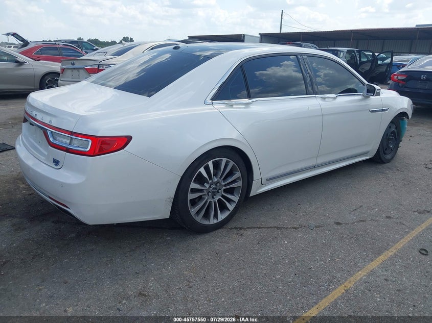 Vin: 1ln6l9np2h5620077, lot: 46256272, lincoln continental reserve 20174