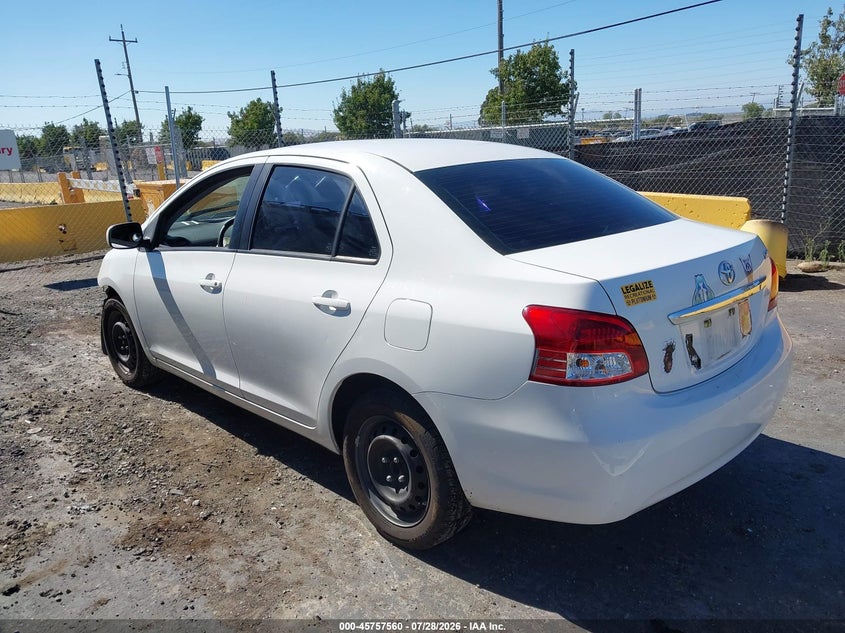 Vin: jtdbt4k36cl020254, lot: 46256282, toyota yaris 20123