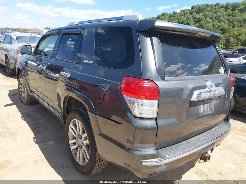 Vin: jtebu5jr3c5098838, lot: 46256287, toyota 4runner limited 20123
