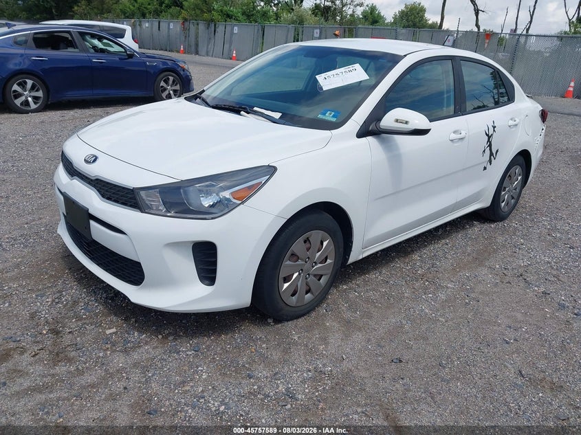 Vin: 3kpa24ab3je077878, lot: 46256311, kia rio s 20182