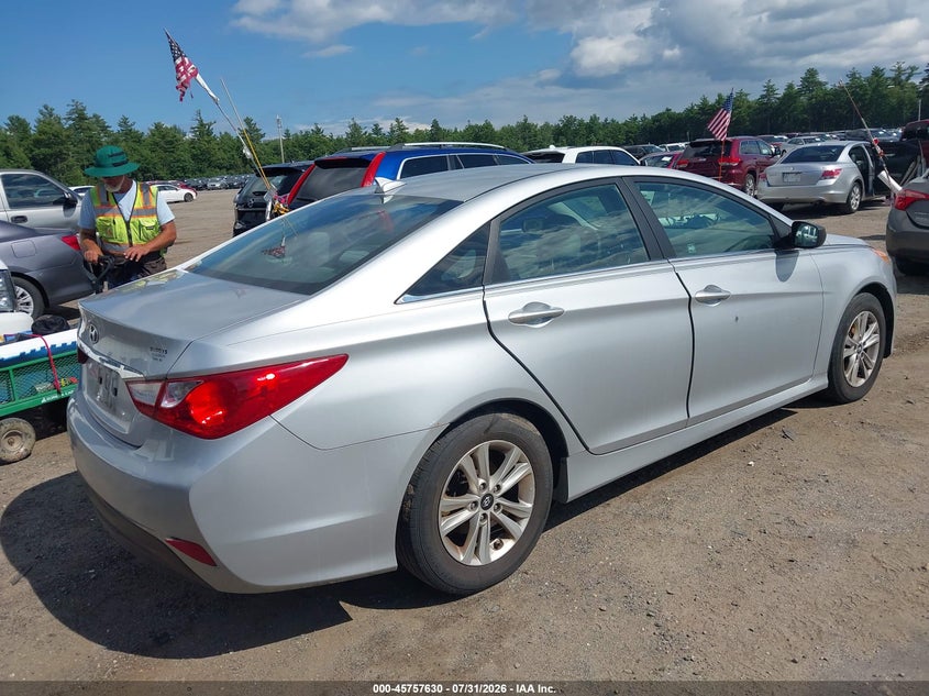 Vin: 5npeb4ac9eh842443, lot: 46256352, hyundai sonata gls 20144