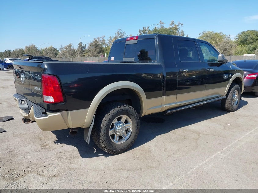 Vin: 3d7ut2hl6bg580989, lot: 46256387, ram ram 2500 laramie longhorn 20114