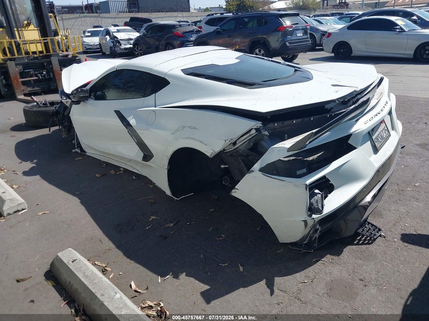 Vin: 1g1ya2d45m5122749, lot: 46256389, chevrolet corvette stingray rwd  1lt 20213