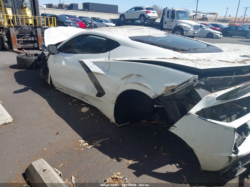 Vin: 1g1ya2d45m5122749, lot: 46256389, chevrolet corvette stingray rwd  1lt 20213