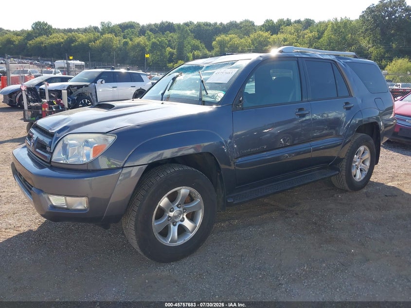 2004 Toyota 4Runner, Крыша, IAAI, VIN JTEBT14R540045273 — фото 2