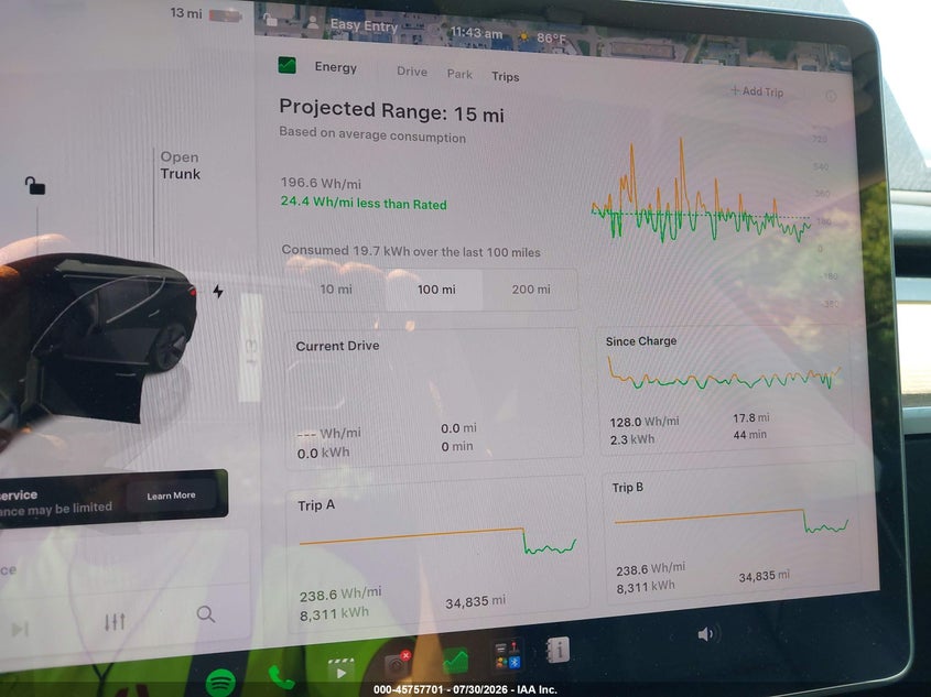 2023 TESLA MODEL 3 auction photo 7