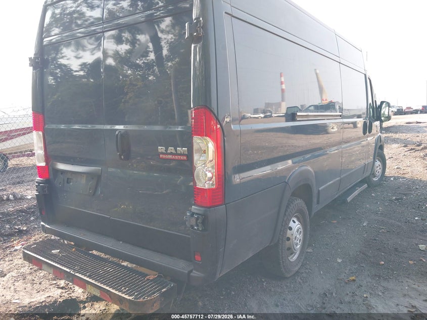 Vin: 3c6urvjg2le106940, lot: 46256434, ram promaster 3500 cargo van high roof 159 wb ext 20204