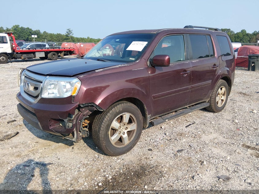 Vin: 5fnyf4h52bb070113, lot: 46256453, honda pilot ex-l 20112