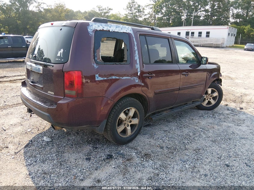 Vin: 5fnyf4h52bb070113, lot: 46256453, honda pilot ex-l 20114
