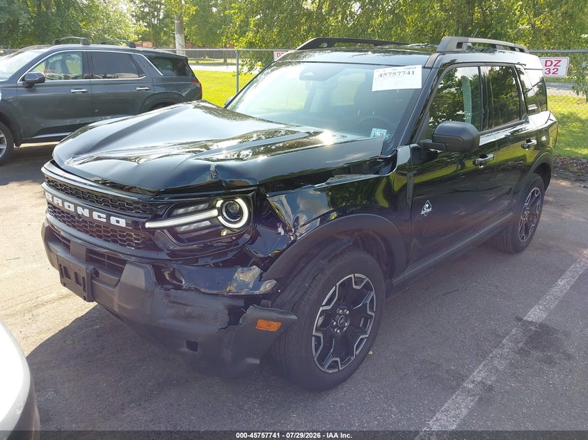 Vin: 3fmcr9cn1srf64642, lot: 46256463, ford bronco sport outer banks 20252