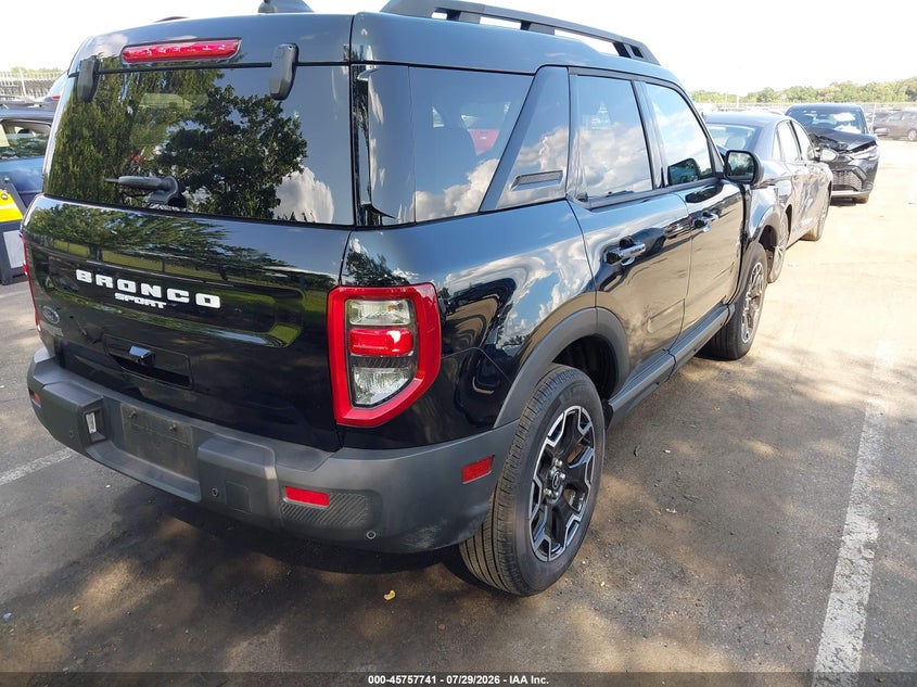 Vin: 3fmcr9cn1srf64642, lot: 46256463, ford bronco sport outer banks 20254