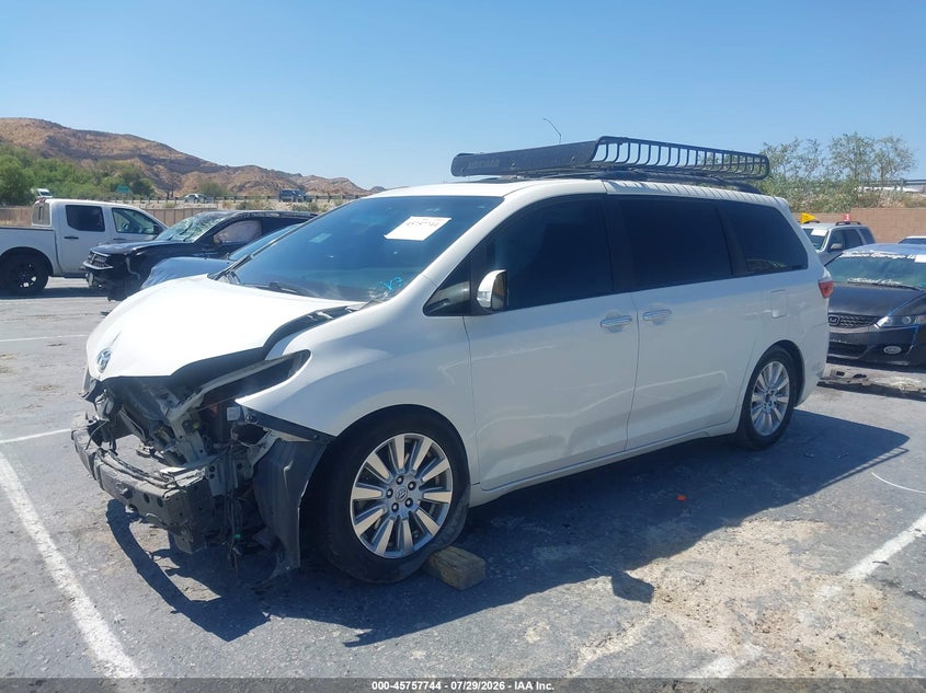 Vin: 5tdyz3dc1hs840876, lot: 46256466, toyota sienna limited 7 passenger 20172