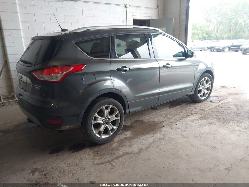 Vin: 1fmcu9j98fua20352, lot: 46256468, ford escape titanium 20154