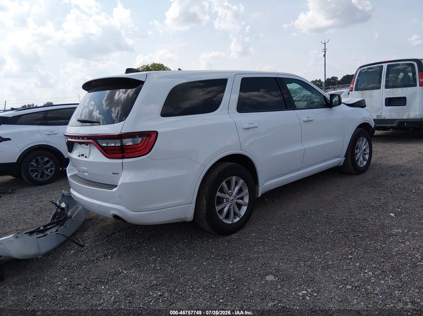 Vin: 1c4rdhdg0tc187437, lot: 46256471, dodge durango gt rwd 20264