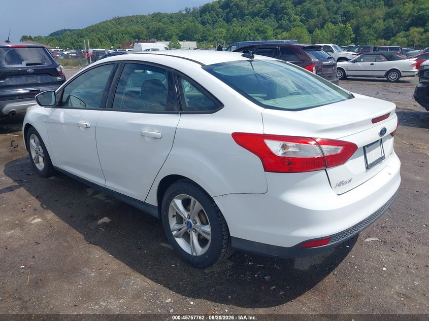 Vin: 1fadp3f26dl195992, lot: 46256484, ford focus se 20133