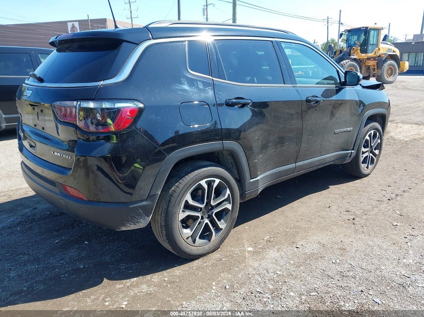 Vin: 3c4njdcn4rt102631, lot: 46256560, jeep compass limited 4x4 20244