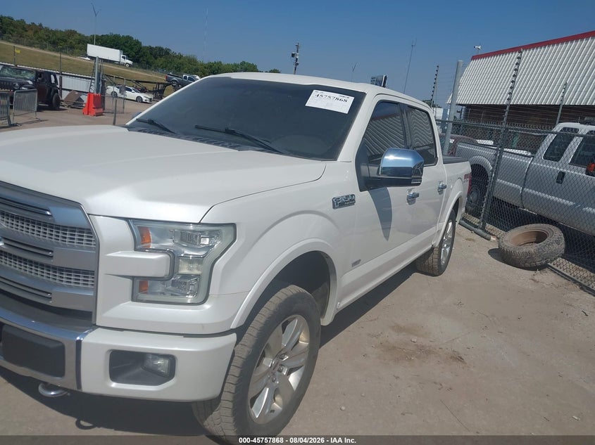 Vin: 1ftew1eg1hfa74116, lot: 46256591, ford f-150 platinum 20172