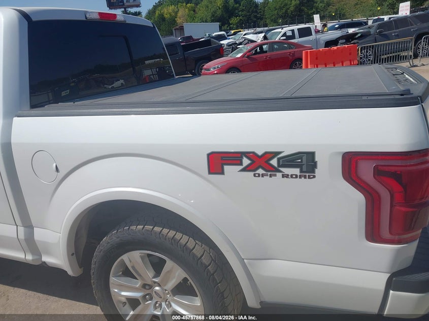 Vin: 1ftew1eg1hfa74116, lot: 46256591, ford f-150 platinum 20173