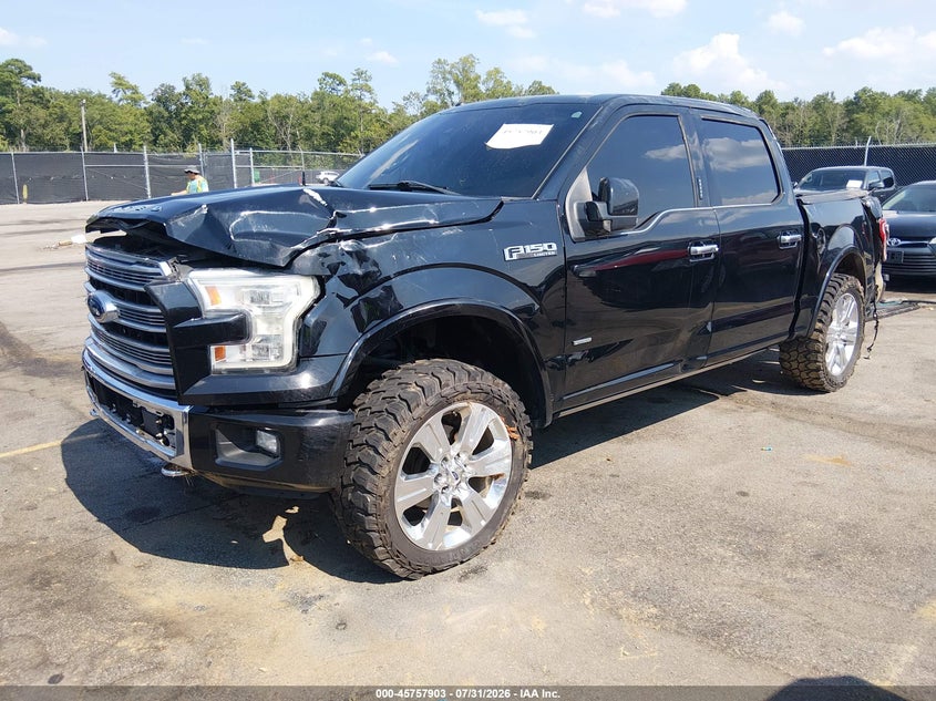 Vin: 1ftew1eg0hfa21701, lot: 46256625, ford f-150 limited 20172