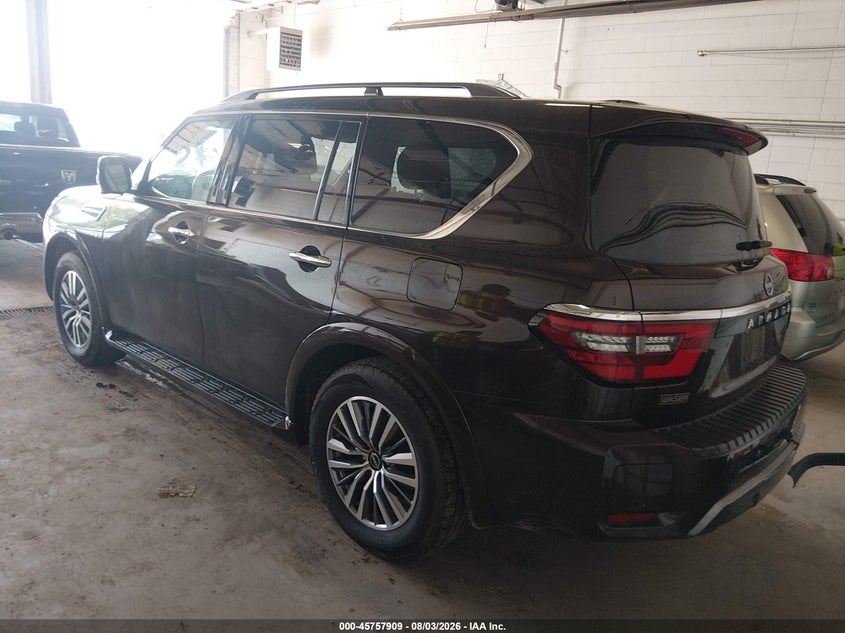 Vin: jn8ay2bbxn9813795, lot: 46256631, nissan armada sl 4wd 20223