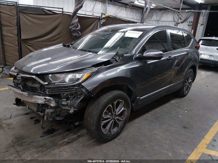 Vin: 2hkrw1h57mh416180, lot: 46256636, honda cr-v 2wd ex 20212