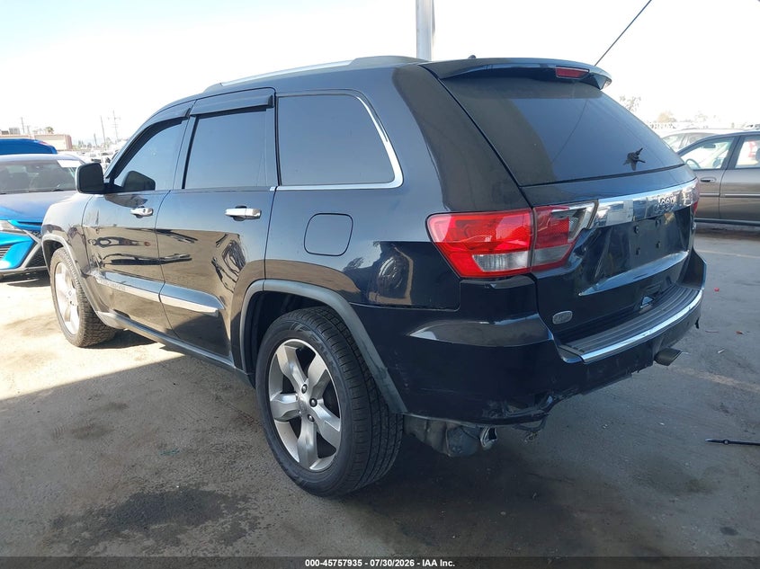 Vin: 1j4rs6gt8bc691293, lot: 46256657, jeep grand cherokee overland 20113