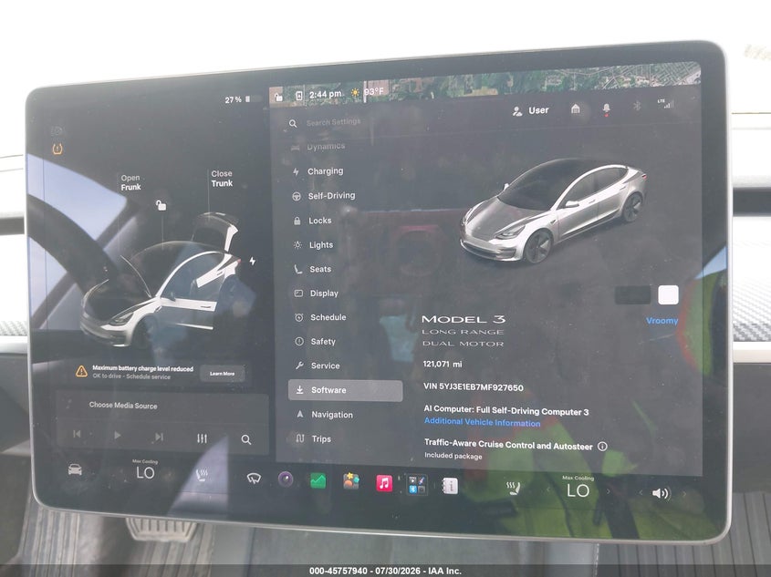 2021 TESLA MODEL 3 LONG RANGE DUAL MOTOR ALL-WHEEL DRIVE · Фото 7